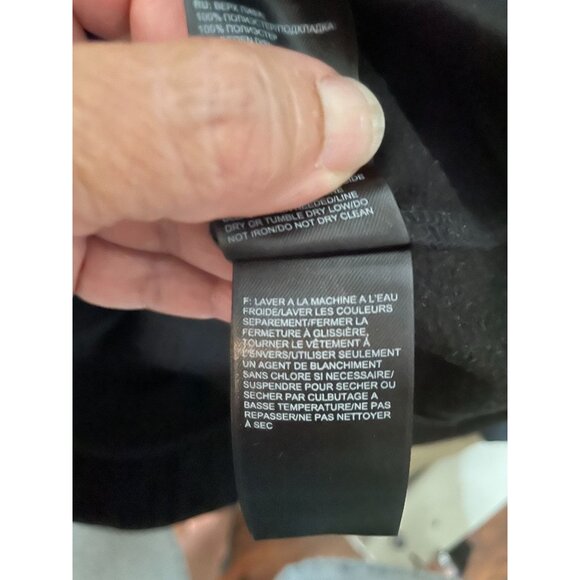 The North Face Girls YXL (14/16) Full-Zip Hoodie Sweatshirt – Black, Pink Logo - Picture 9 of 13